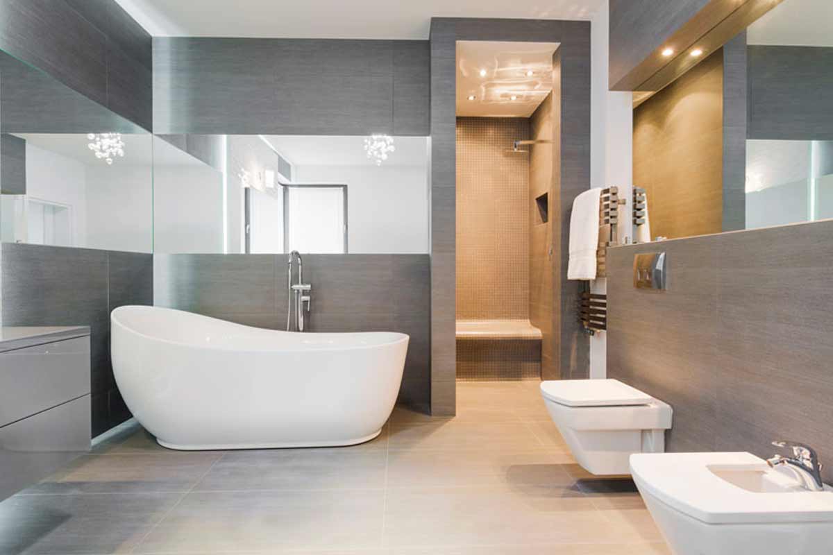 Mobili bagno sospesi e funzionali