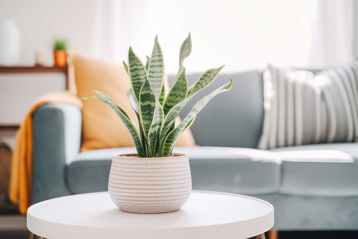Sansevieria per aria pulita in casa