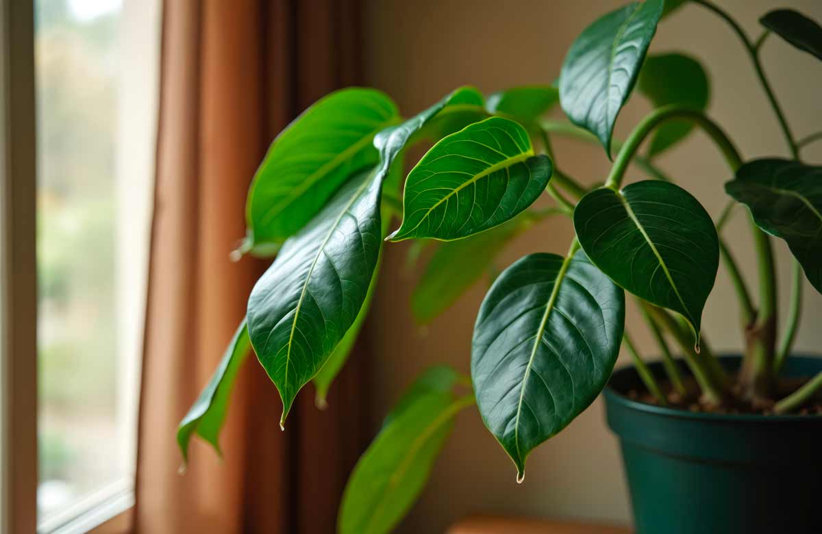 Ficus elastica in appartamento