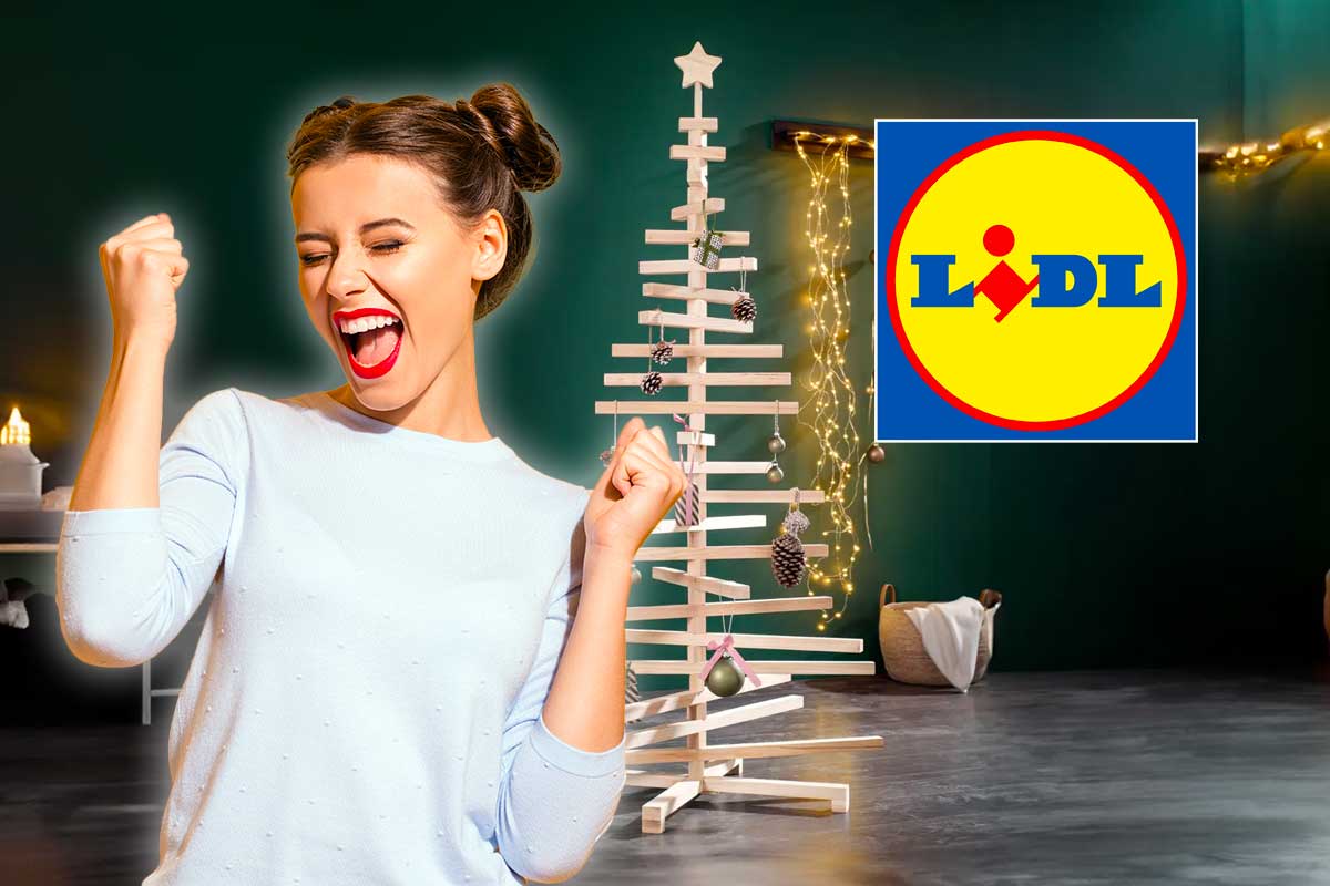 Da non perdere da LIDL: l’albero di Natale in legno LIVARNO home a soli 19,99€