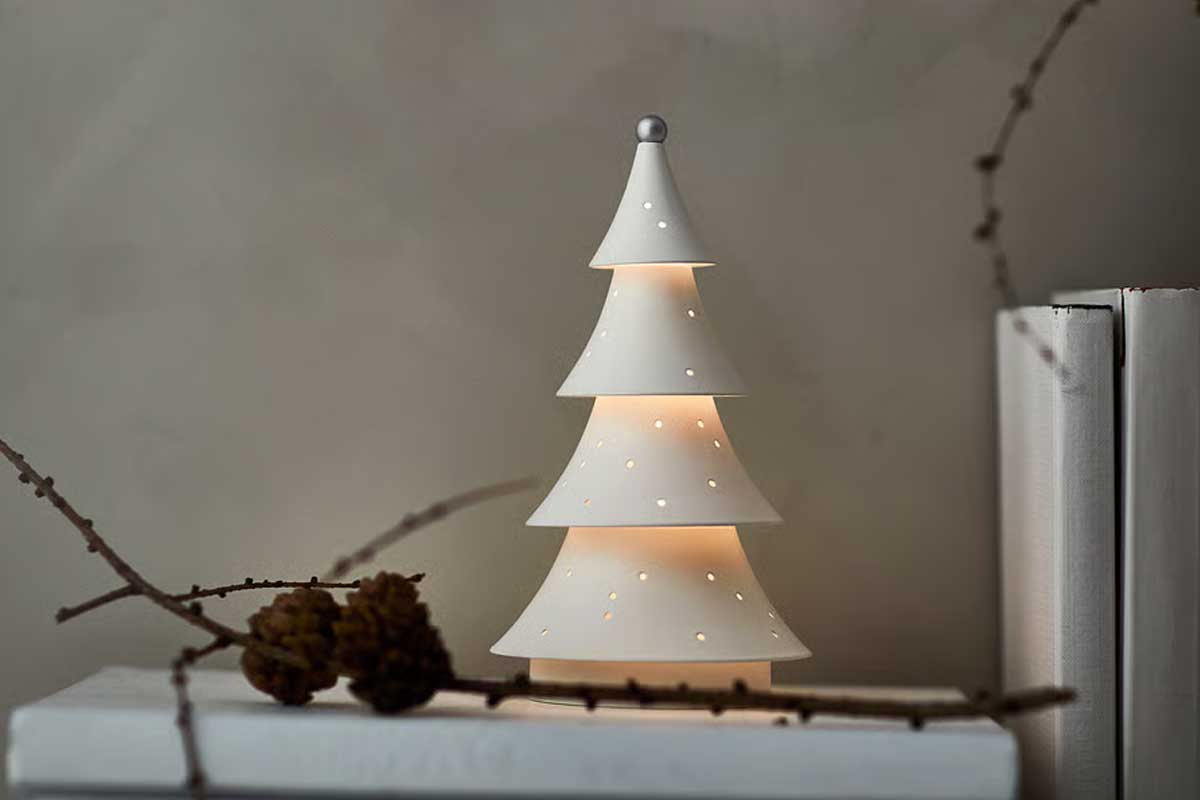 lampada da tavolo Ikea STRALA a forma di albero