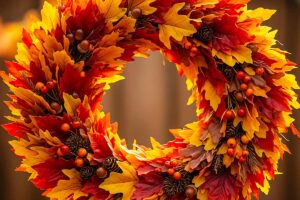 Come realizzare una ghirlanda di foglie