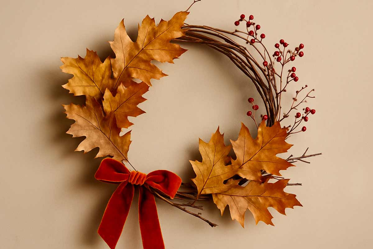 Ghirlanda rustica autunnale