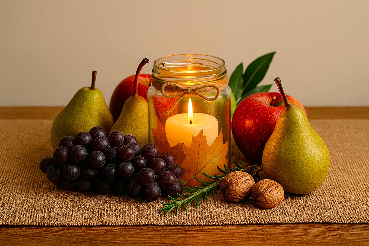 centrotavola con frutta