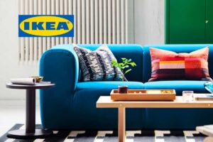 divano Ikea STOCKHOLM Alhamn turchese scuro