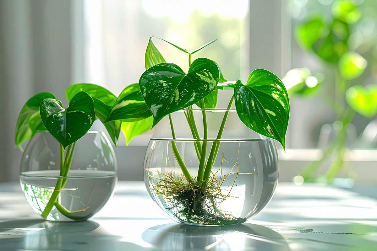 Pothos in acqua