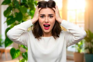 Pothos con foglie gialle