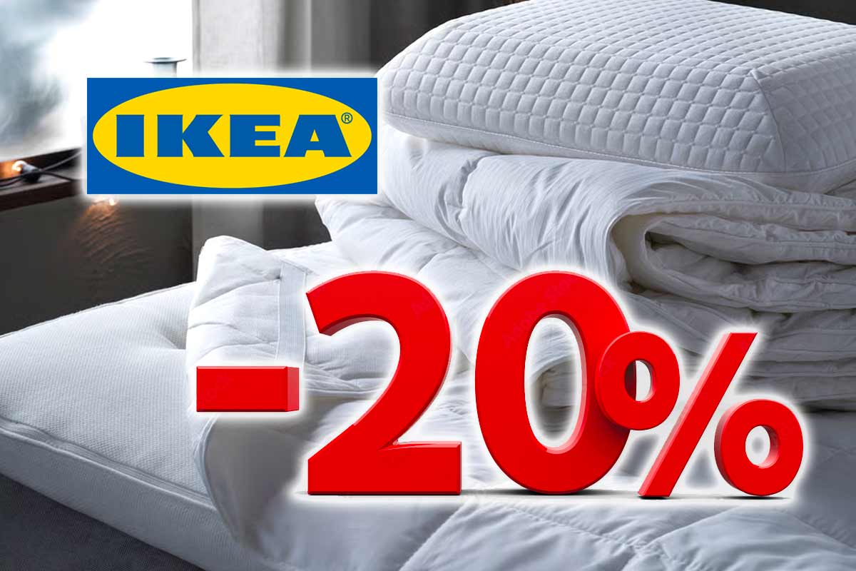 Sconto 20% sui piumini Ikea