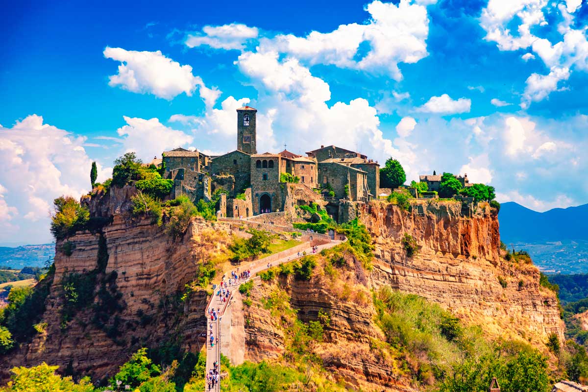 Civita di Bagnoregio nel Lazio