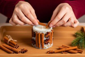 Cera di soia o d’api? La scelta più calda per le tue candele di Natale fai da te