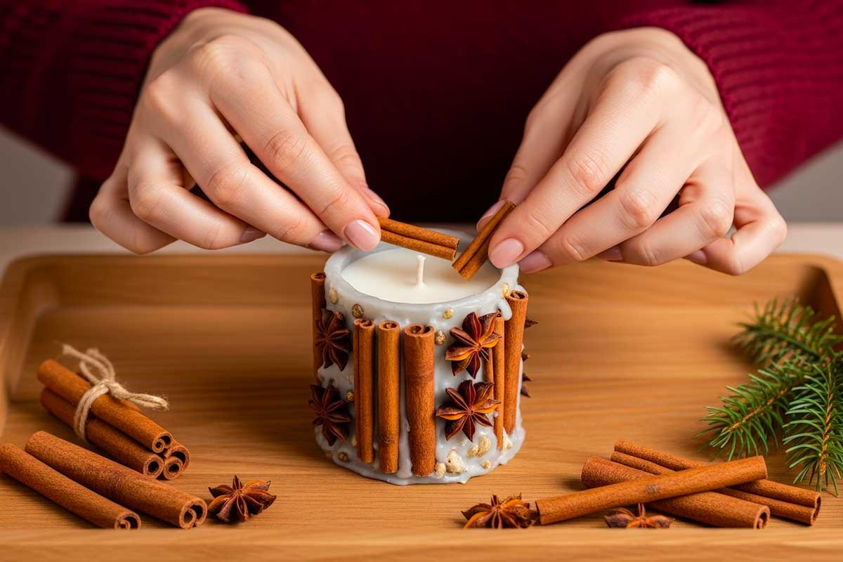 Cera di soia o d’api? La scelta più calda per le tue candele di Natale fai da te