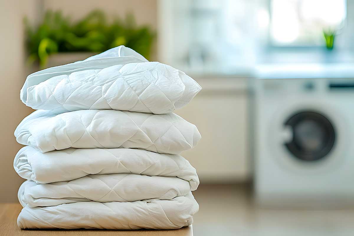 Trapunte sintetiche: come lavarle al meglio tra cicli, temperature e dosi giuste