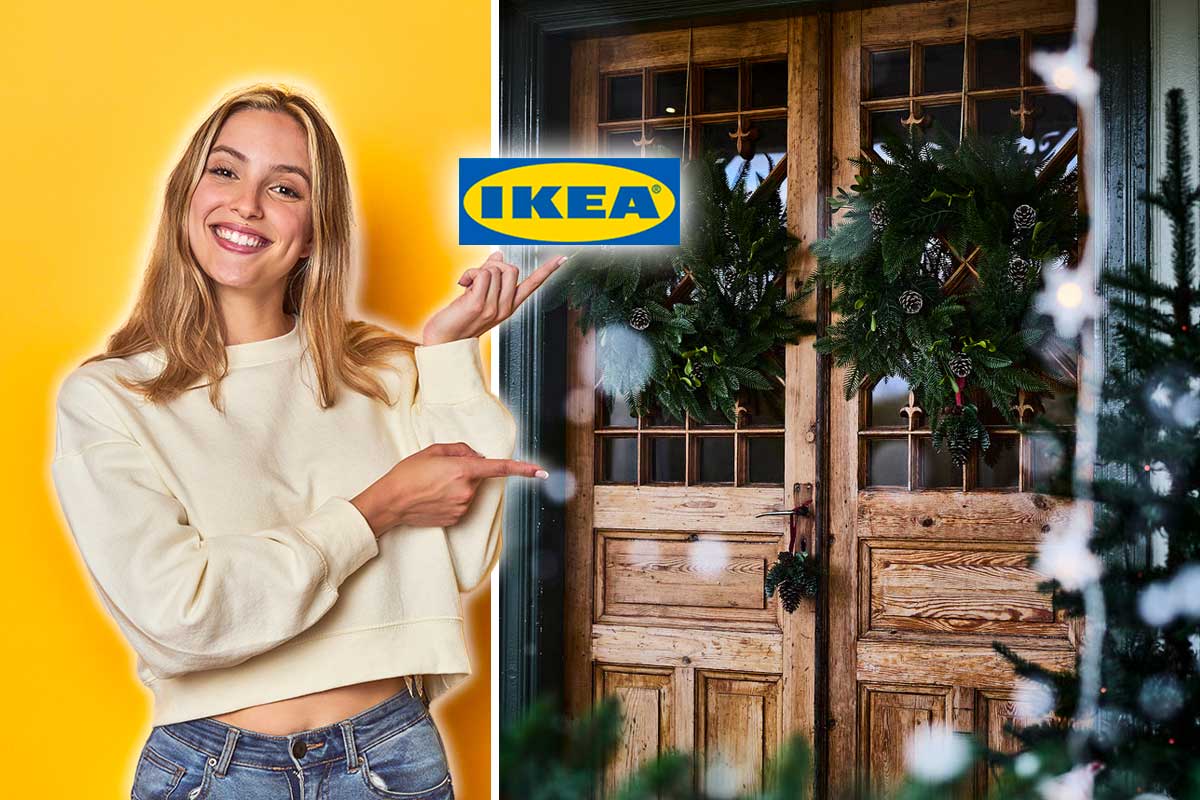 Atmosfera natalizia con IKEA: 2 dettagli per decorare portico e ingresso in un attimo
