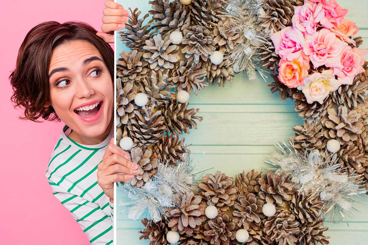 Decorazioni di Natale con le pigne: 5 idee creative e naturali da fare in casa