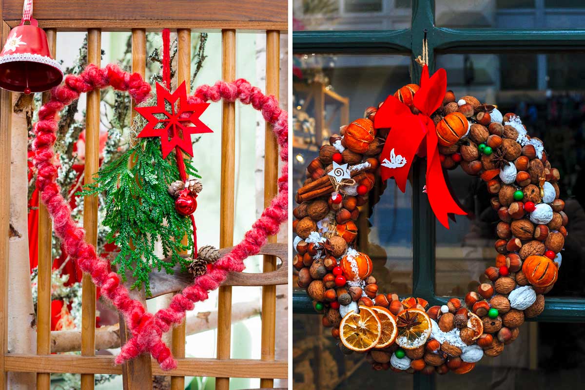 Come decorare la porta d’ingresso per Natale: ispirazioni da copiare subito