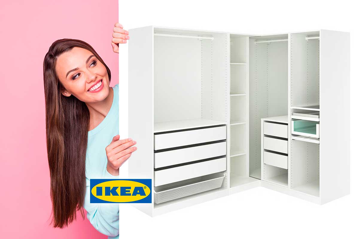 Offerta IKEA sul guardaroba angolare PAX: la soluzione che abbraccia la tua stanza