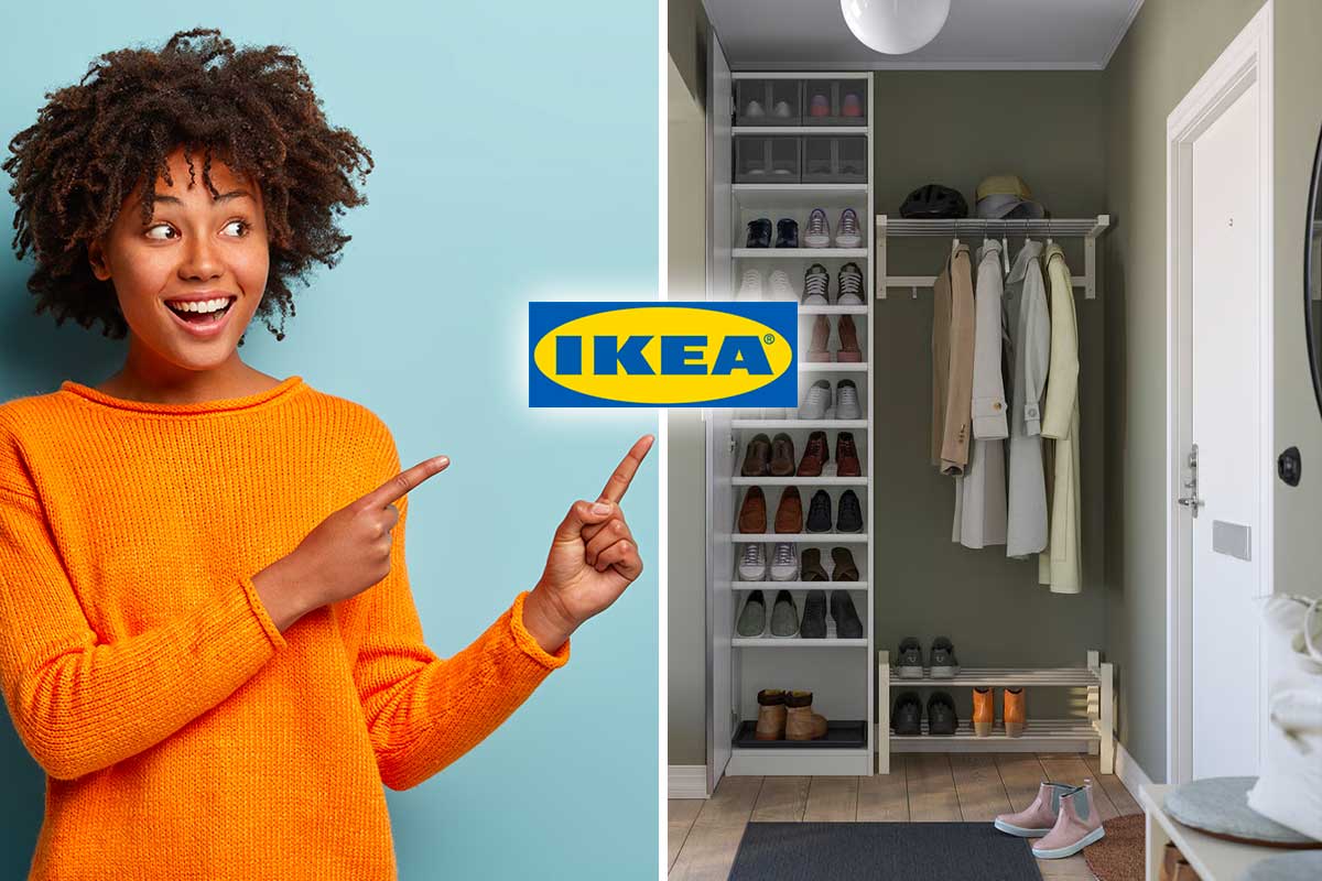 Ingresso piccolo e scarpe ovunque? Il mobile IKEA che porta ordine e quiete alla casa invernale