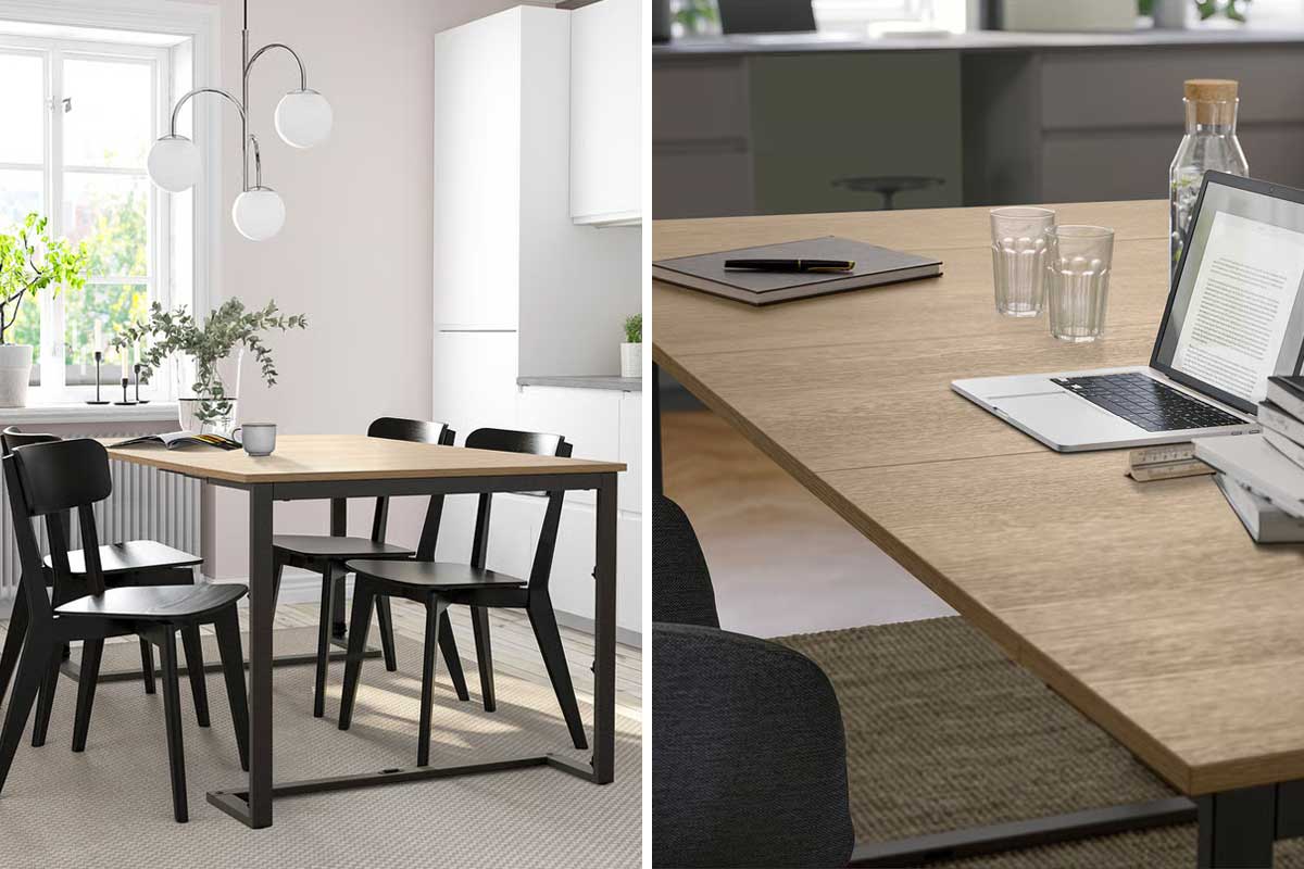 TRÄKUMLA di IKEA trasformato in tavolo per 8 persone