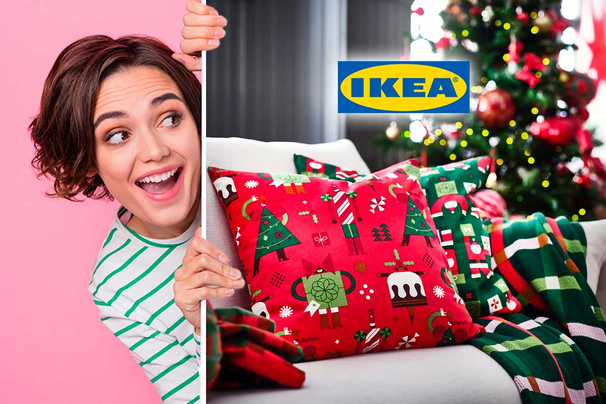 IKEA VINTERFINT: la nuova fodera rosso Natale che scalda il divano in un gesto, a meno di 5€