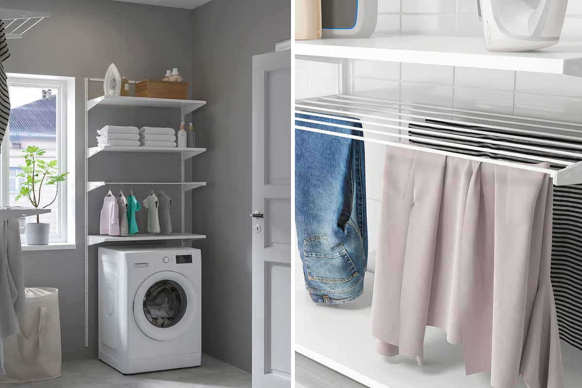 sistema BOAXEL di IKEA per la lavatrice