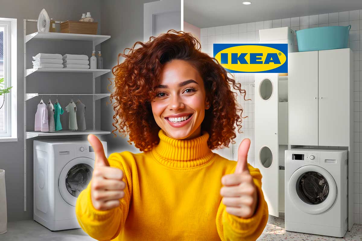 Mobile sopra lavatrice IKEA: 5 soluzioni furbe che liberano spazio anche nei bagni più piccoli