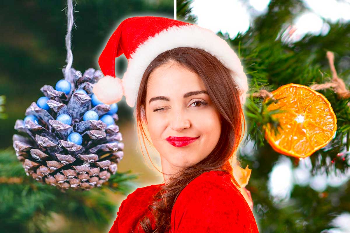 Natale green: solo materiali naturali per un albero unico