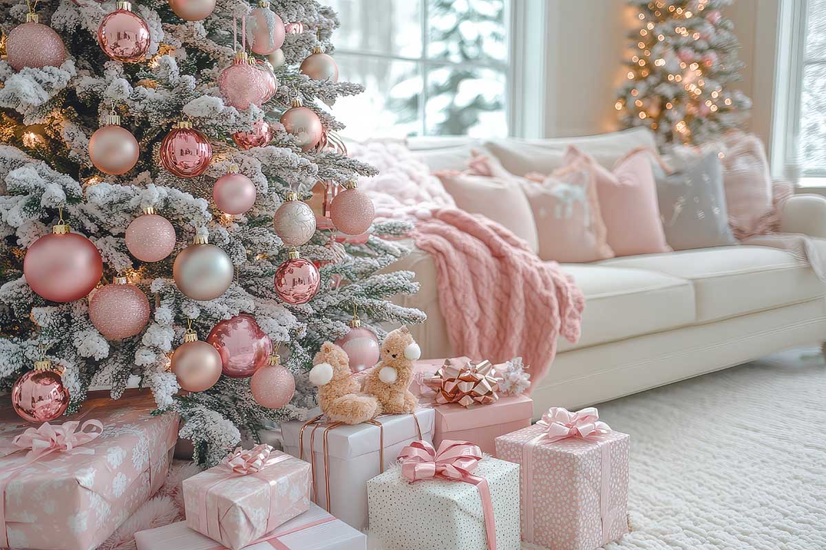 Albero di Natale pastello