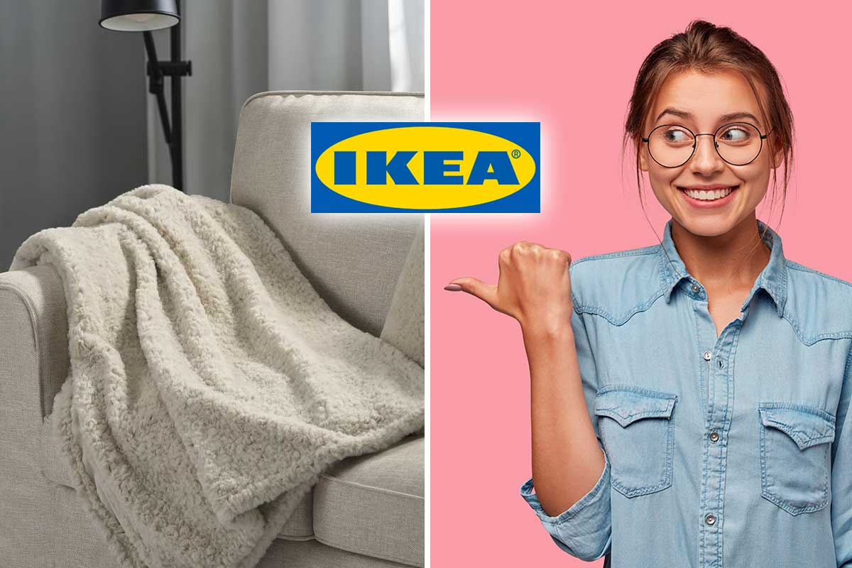 NÄTNÄVA di IKEA: il plaid beige che crea calore nelle sere tranquille di novembre