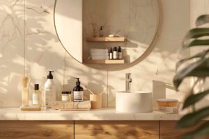 5 palette luminose che fanno sembrare il bagno più grande