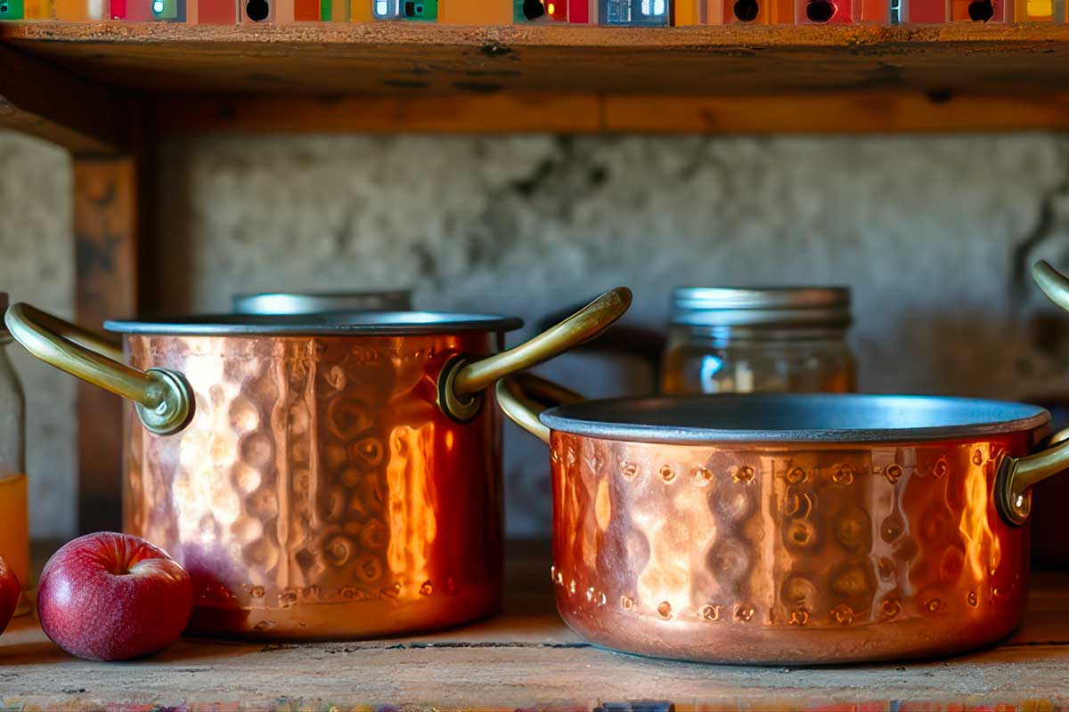 Pentole in rame e ottone: il metodo delicato per farle brillare senza un graffio