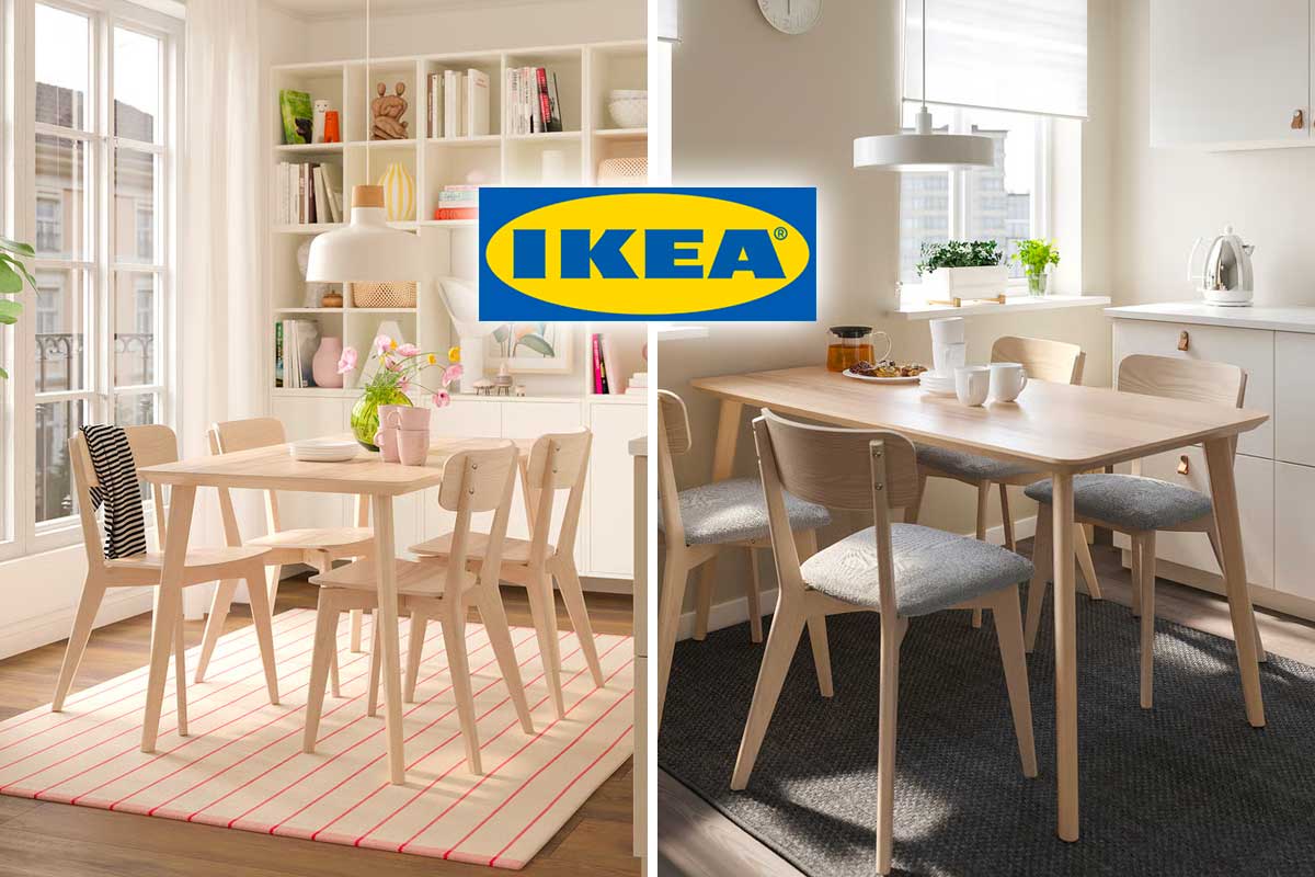 Design scandinavo a meno di 150€: il tavolo LISABO di IKEA è un affare