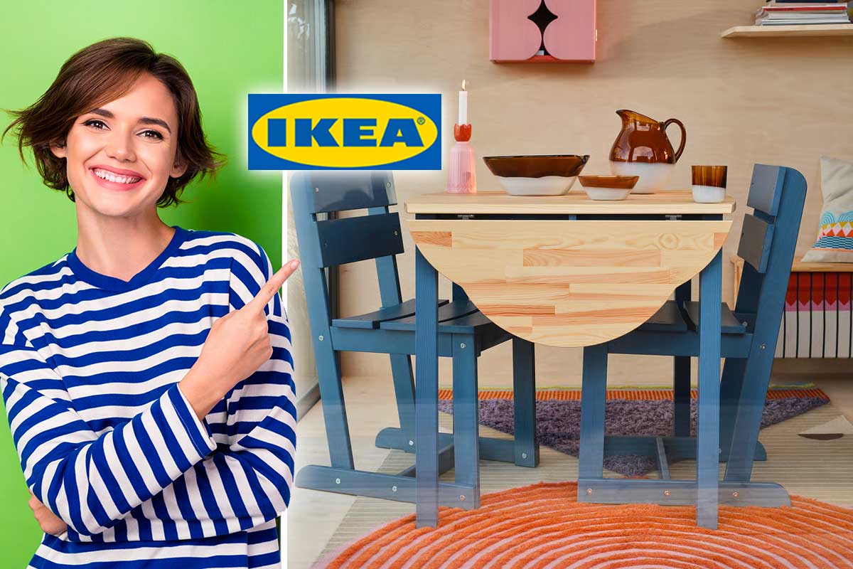 Il tavolo IKEA in edizione limitata: un salvaspazio in pino massiccio che cambia la stanza