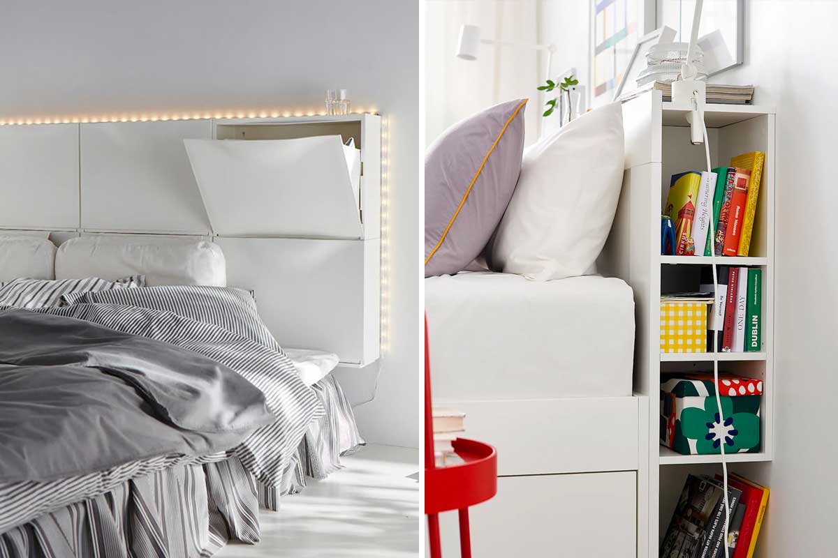 testiere letto IKEA BRIMNES e TRONES