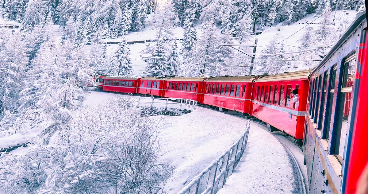 Vista dal Trenino del Bernina