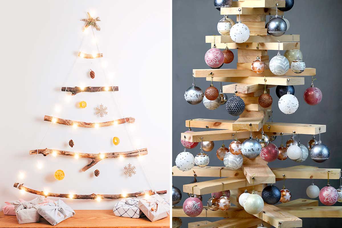 Alberi di Natale fai da te: idee creative da realizzare con ciò che hai già in casa