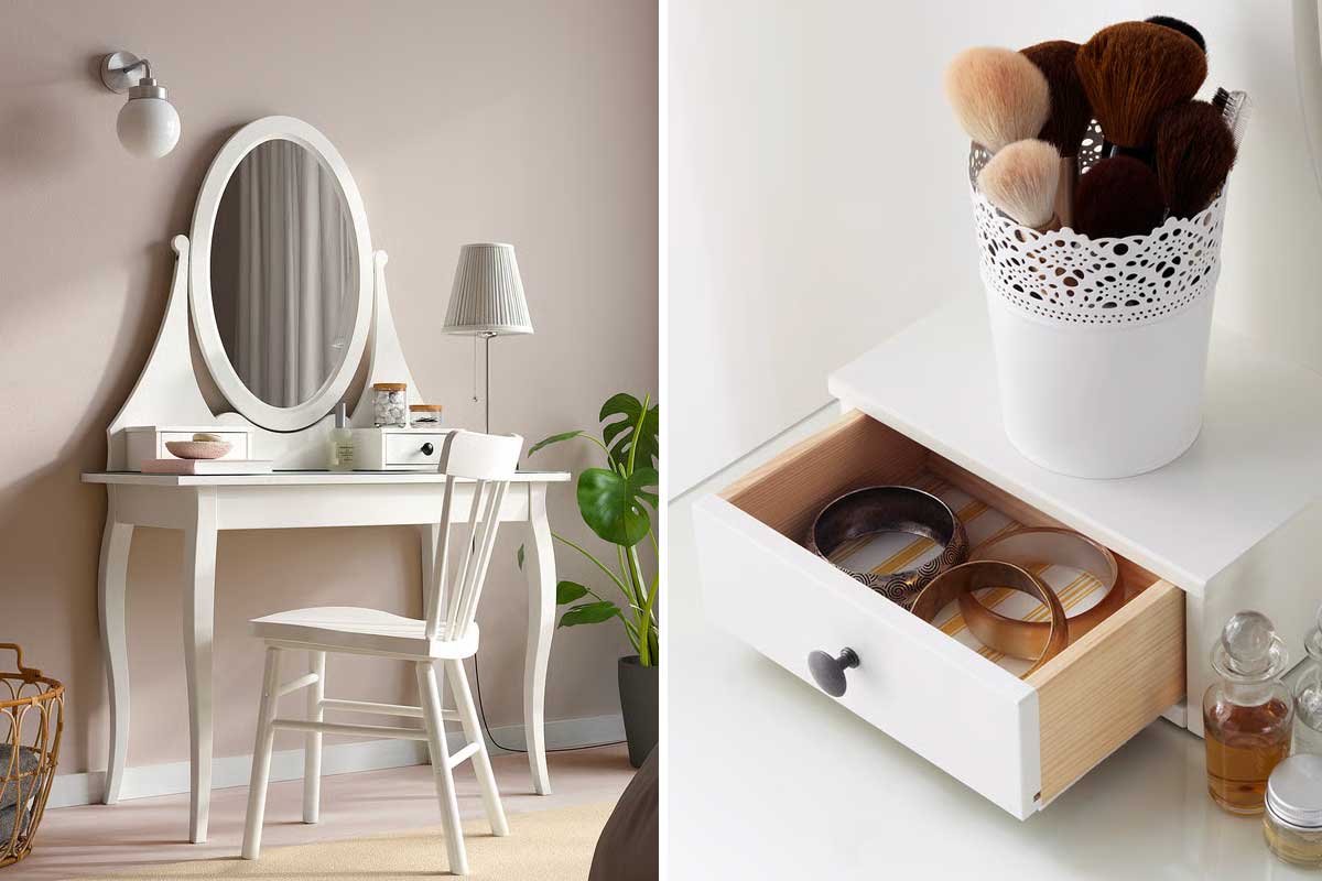 Toeletta IKEA HEMNES bianca