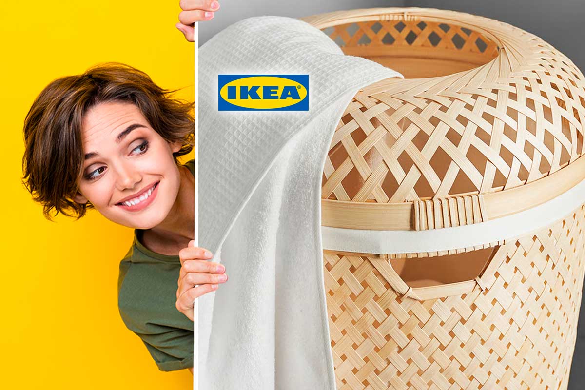 5 ceste IKEA per il bucato che tengono l’ordine e arredano la casa con stile