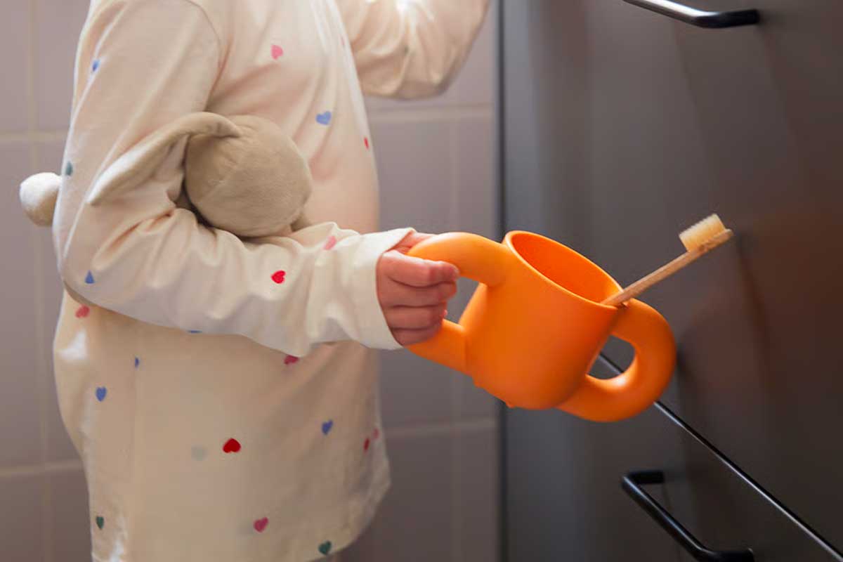 tazza arancione HUMLESJÖN di IKEA