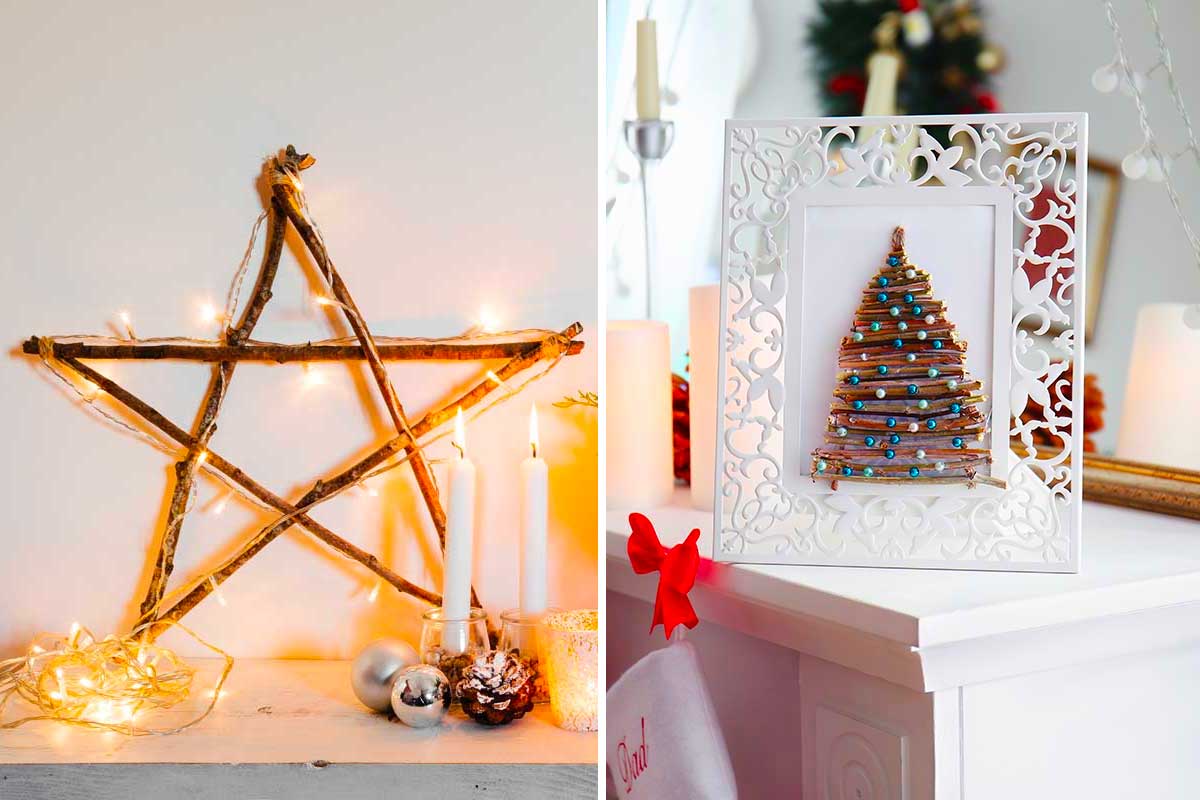 Hai rami e legnetti? Ci fai tutto il Natale: 6 decorazioni facili e d’effetto