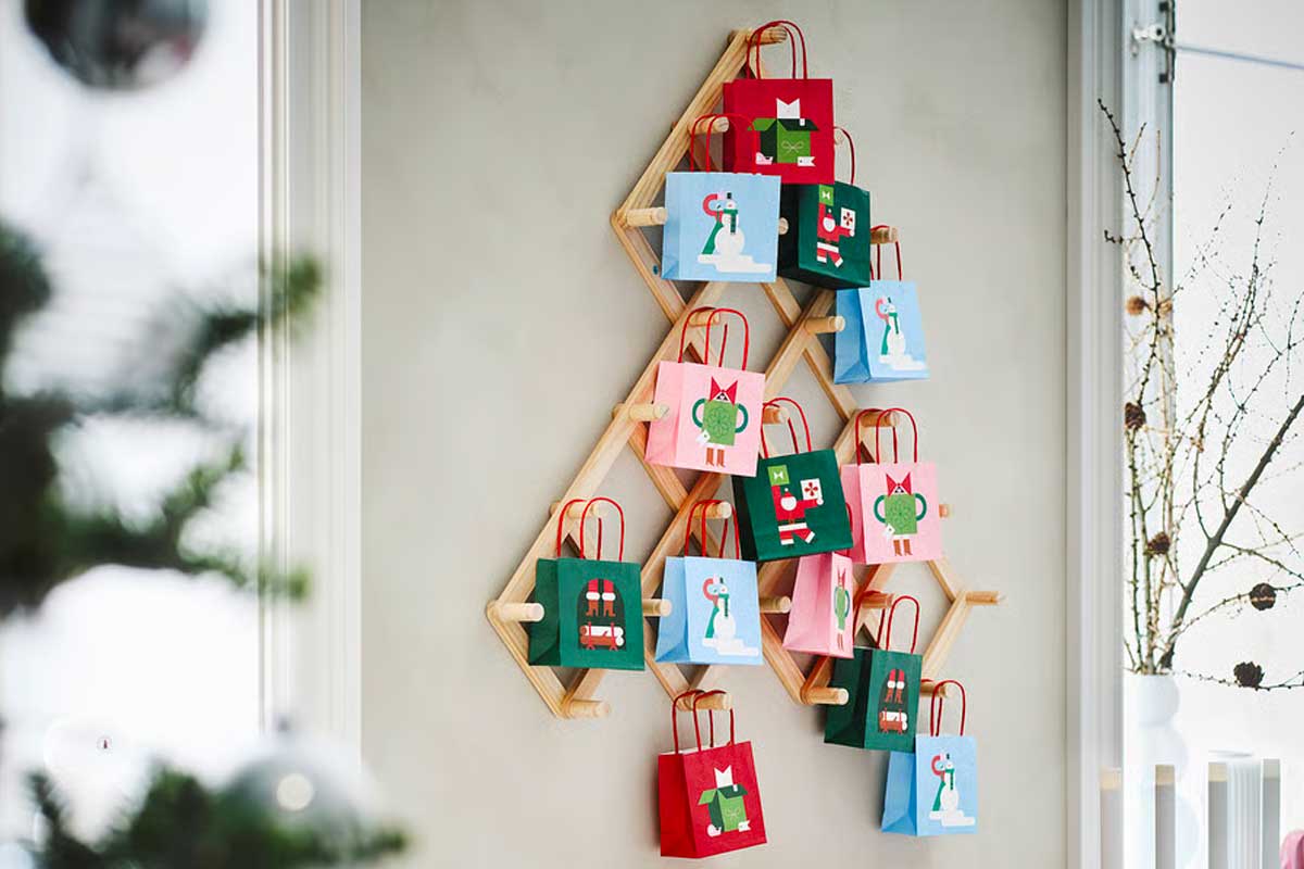 VINTERFINT decorazione da parete in legno di pino