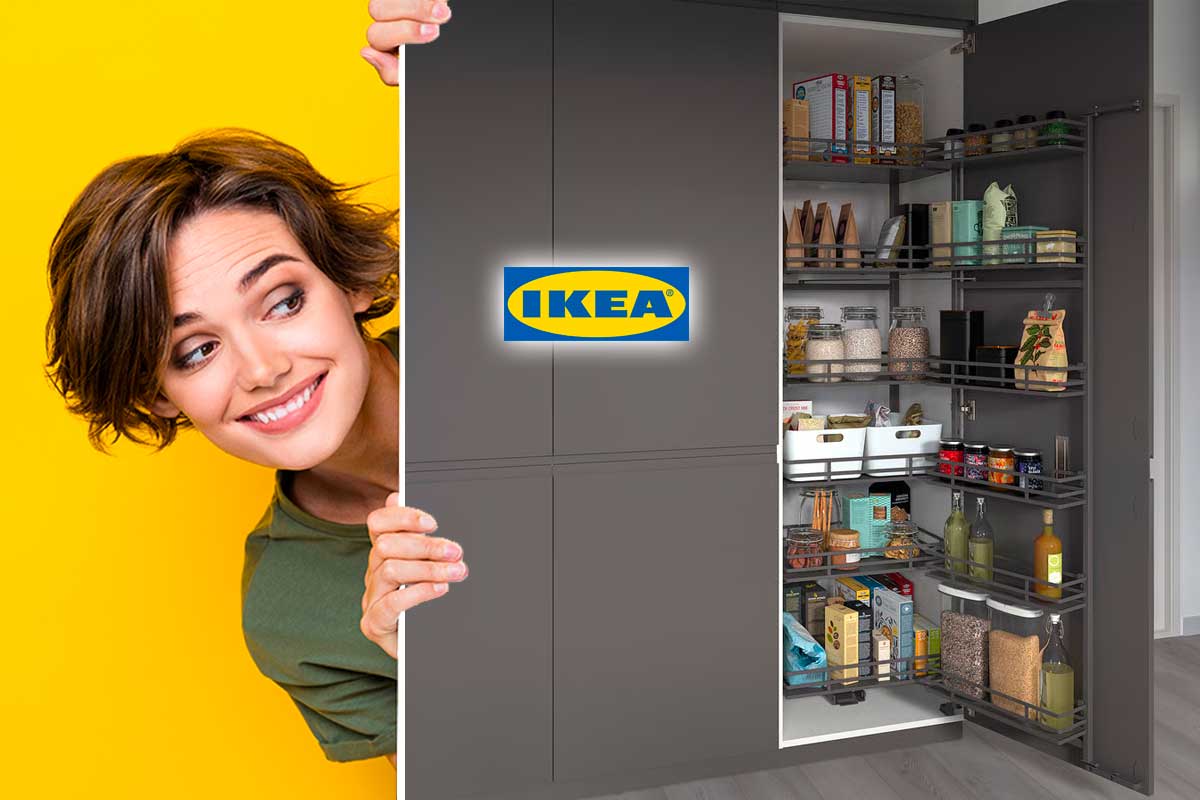 Cucina piccola? La dispensa estraibile IKEA che moltiplica lo spazio in un attimo