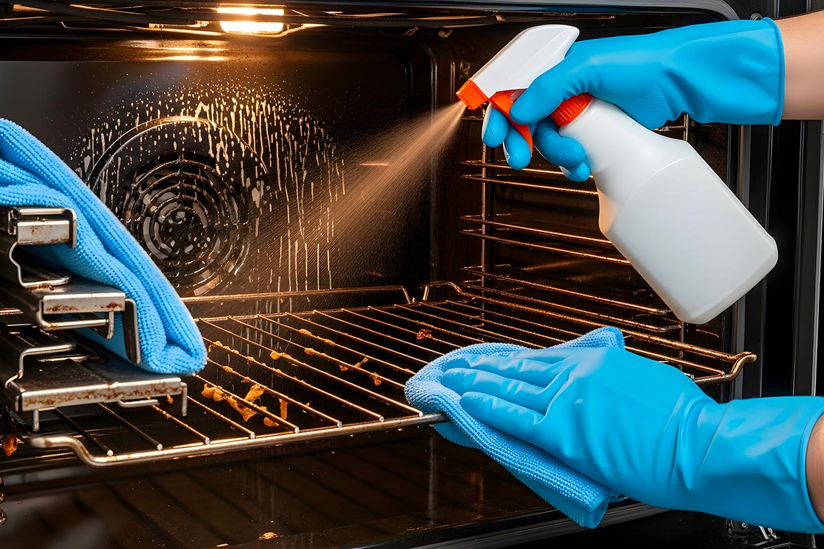 Forno molto incrostato: gli errori che peggiorano la situazione