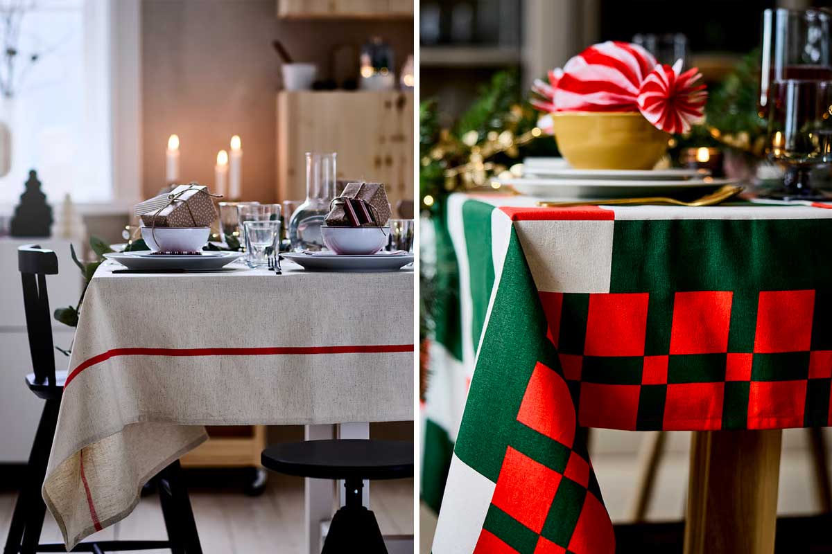 tovaglie natalizie VINTERFINT di IKEA