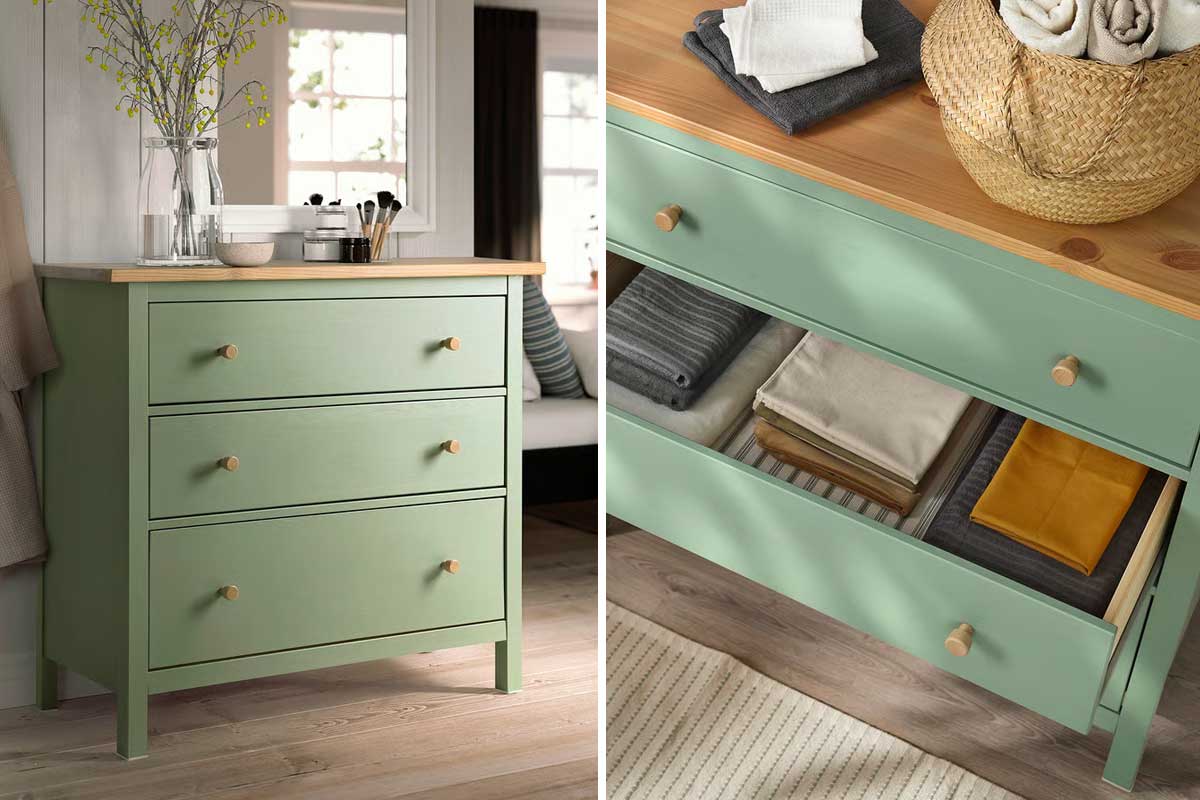 IKEA HEMNES grigio-verde