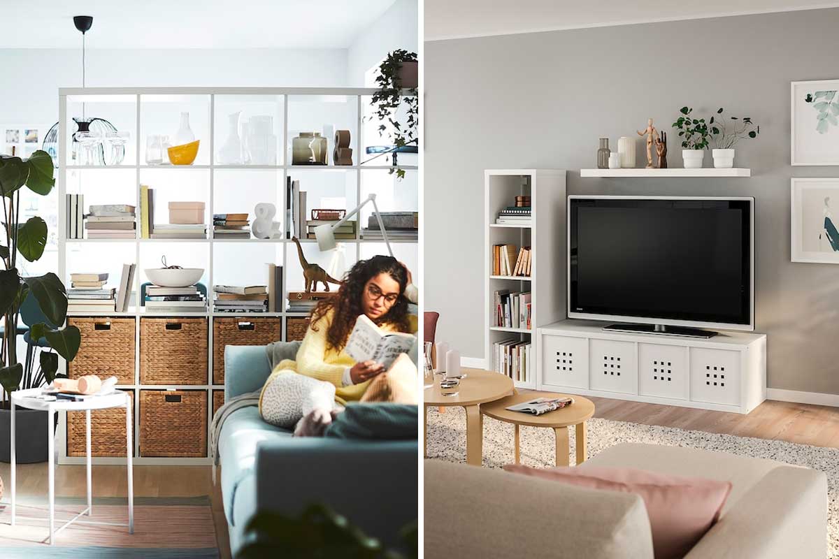 Libreria divisoria con Kallax