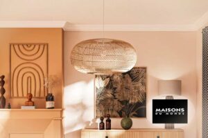 In anteprima: la lampada in rattan Maisons du Monde che profuma di vacanze