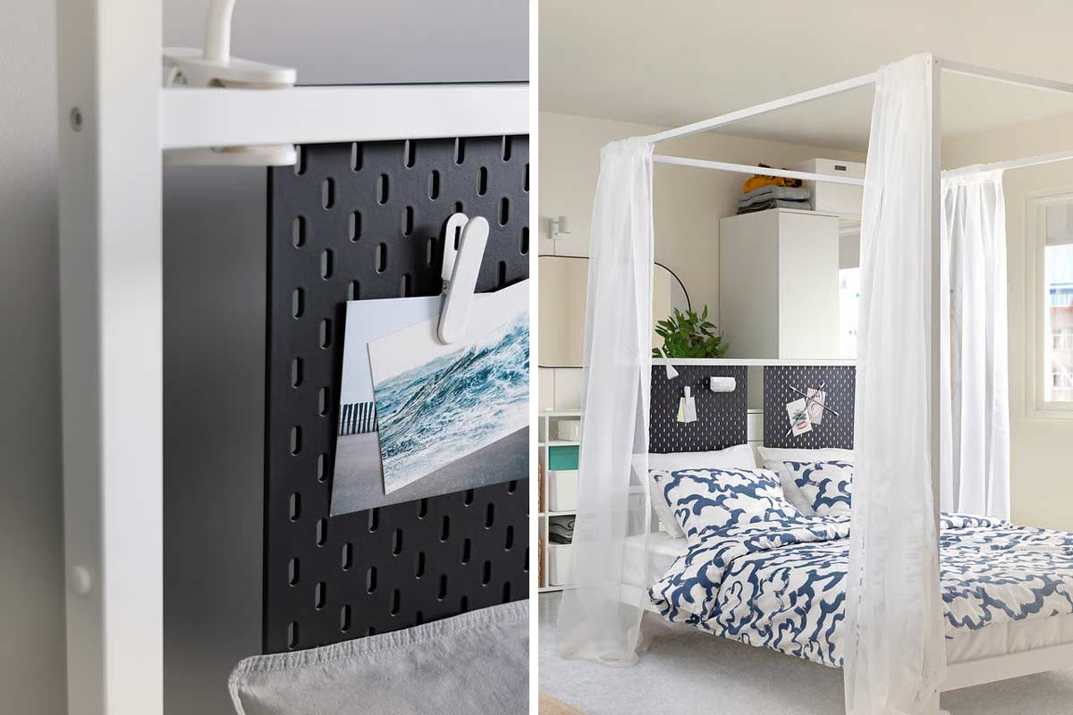 Novità IKEA, letto a baldacchino VITARNA