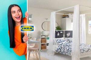 Novità IKEA: il letto a baldacchino che trasforma una stanza piccola in uno spazio multifunzione