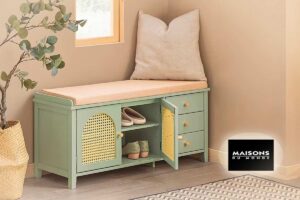 Maisons du Monde reinterpreta la scarpiera in chiave elegante (e non solo per l’ingresso)