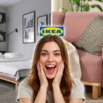 nuovo divano IKEA in rosa polveroso